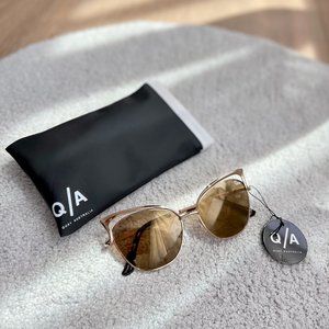 Quay Lana Gold Sunglasses